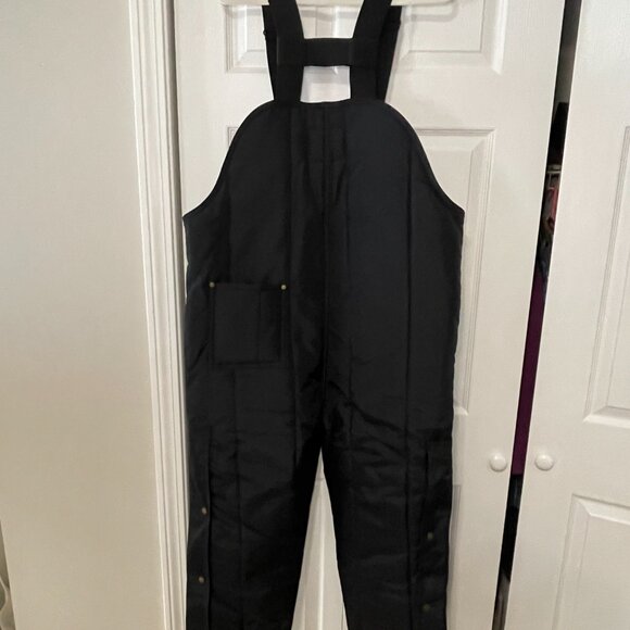 Refrigiwear Insulated Softshell Bib Overalls Men’s - Size Large - Picture 3 of 10